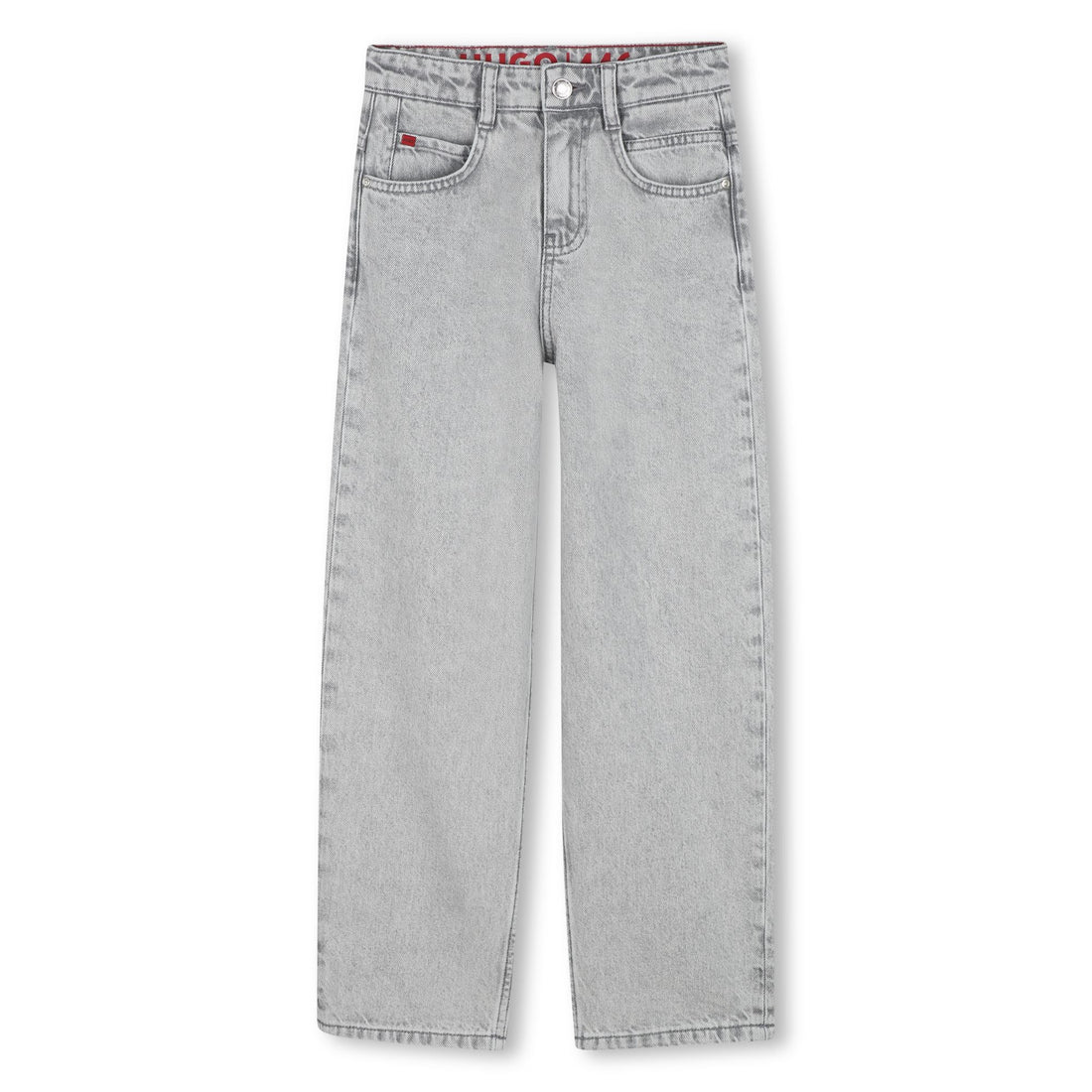 Light Wash Cotton Denim Jeans for Boys Hugo