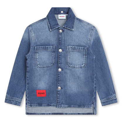 Denim Hooded Jacket Hugo