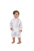 Three Piece Set in White Linen Schoolsoutdesignerkidswear