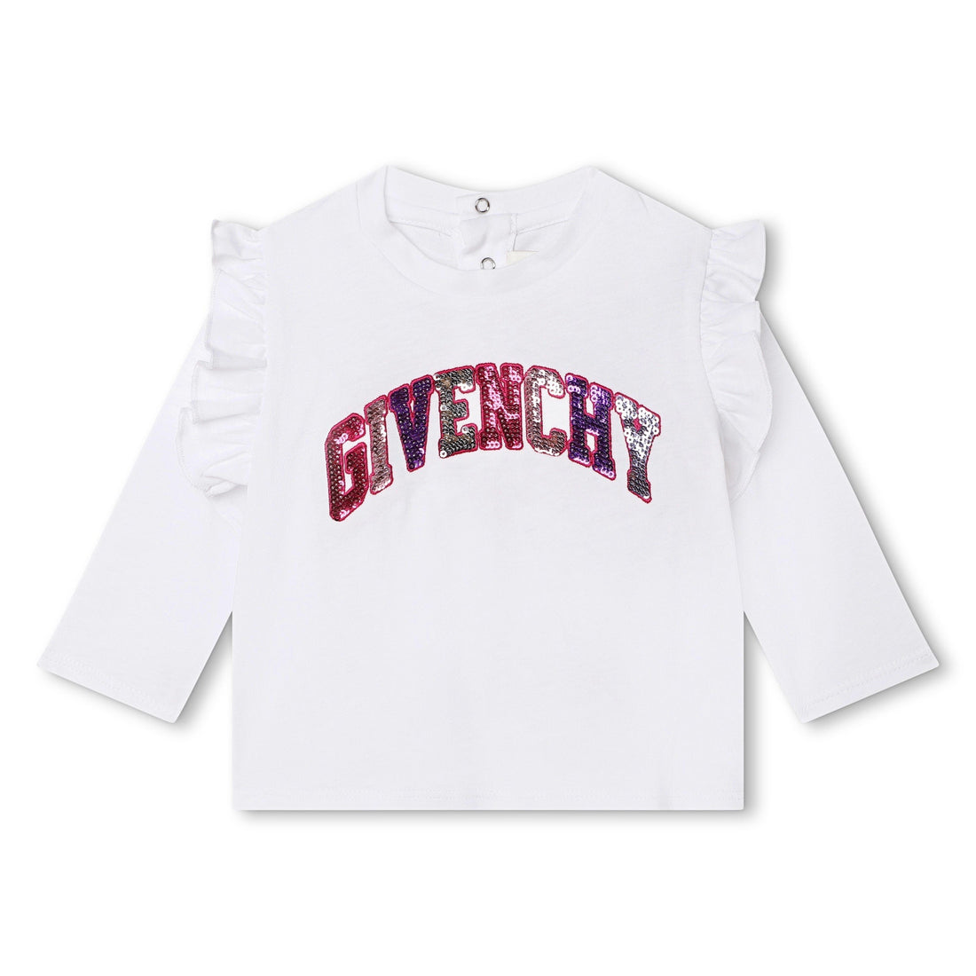 Organic Cotton Sequin Tee Givenchy