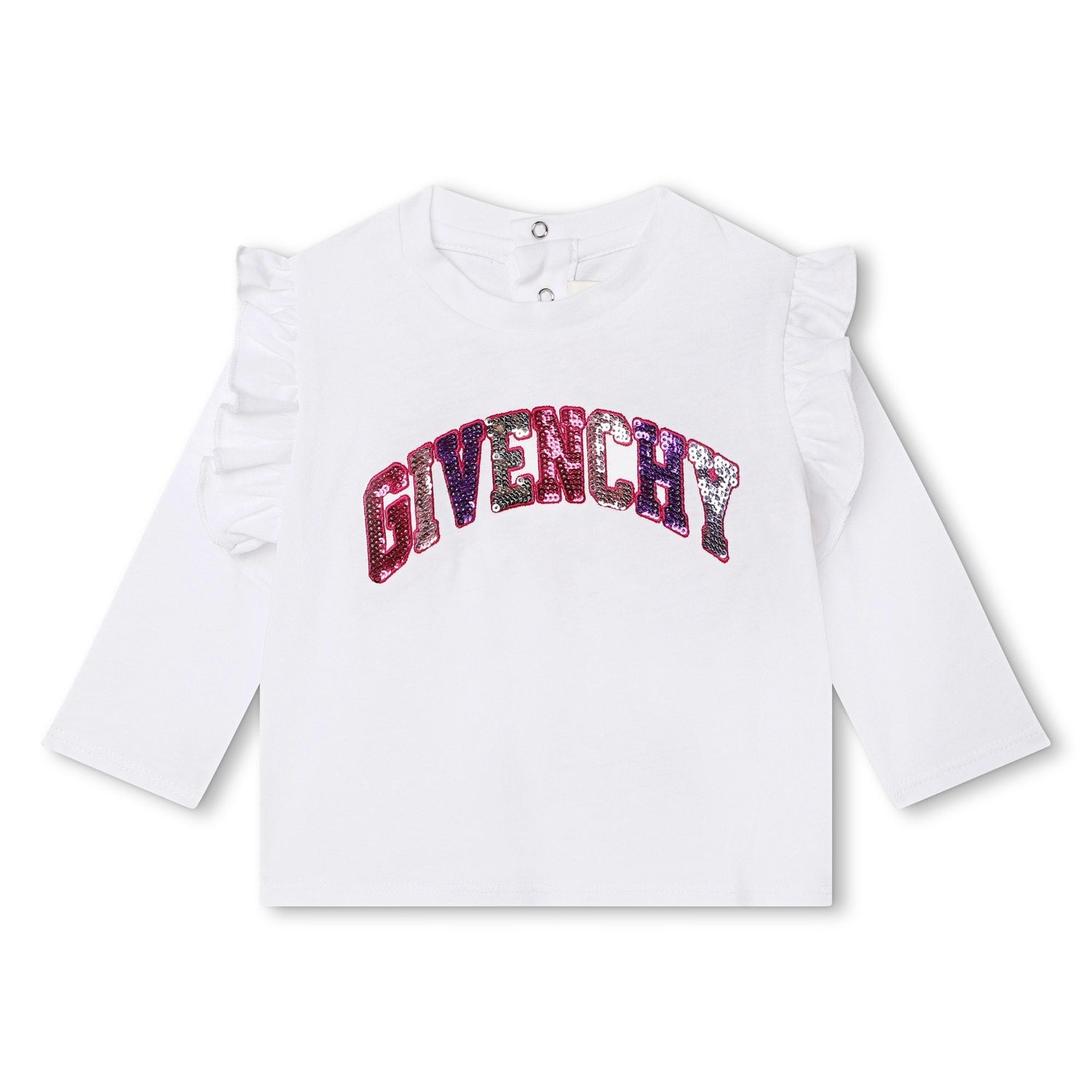Organic Cotton Sequin Tee Givenchy