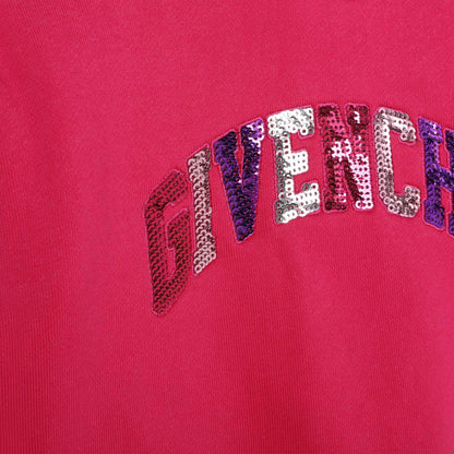 Fleece Sweatshirt with Sequin Embroidery Givenchy