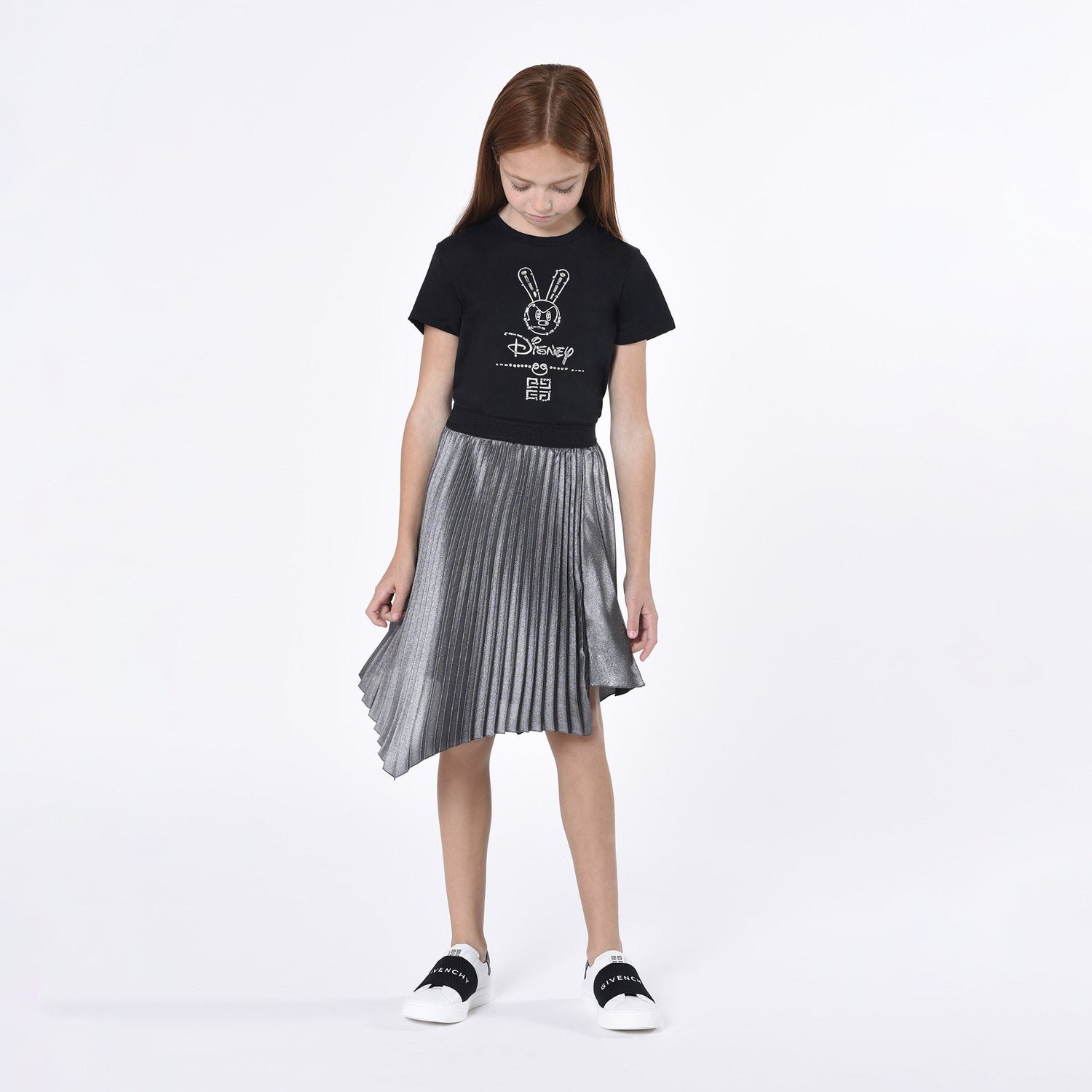 Organic Cotton Metallic T-Shirt Givenchy
