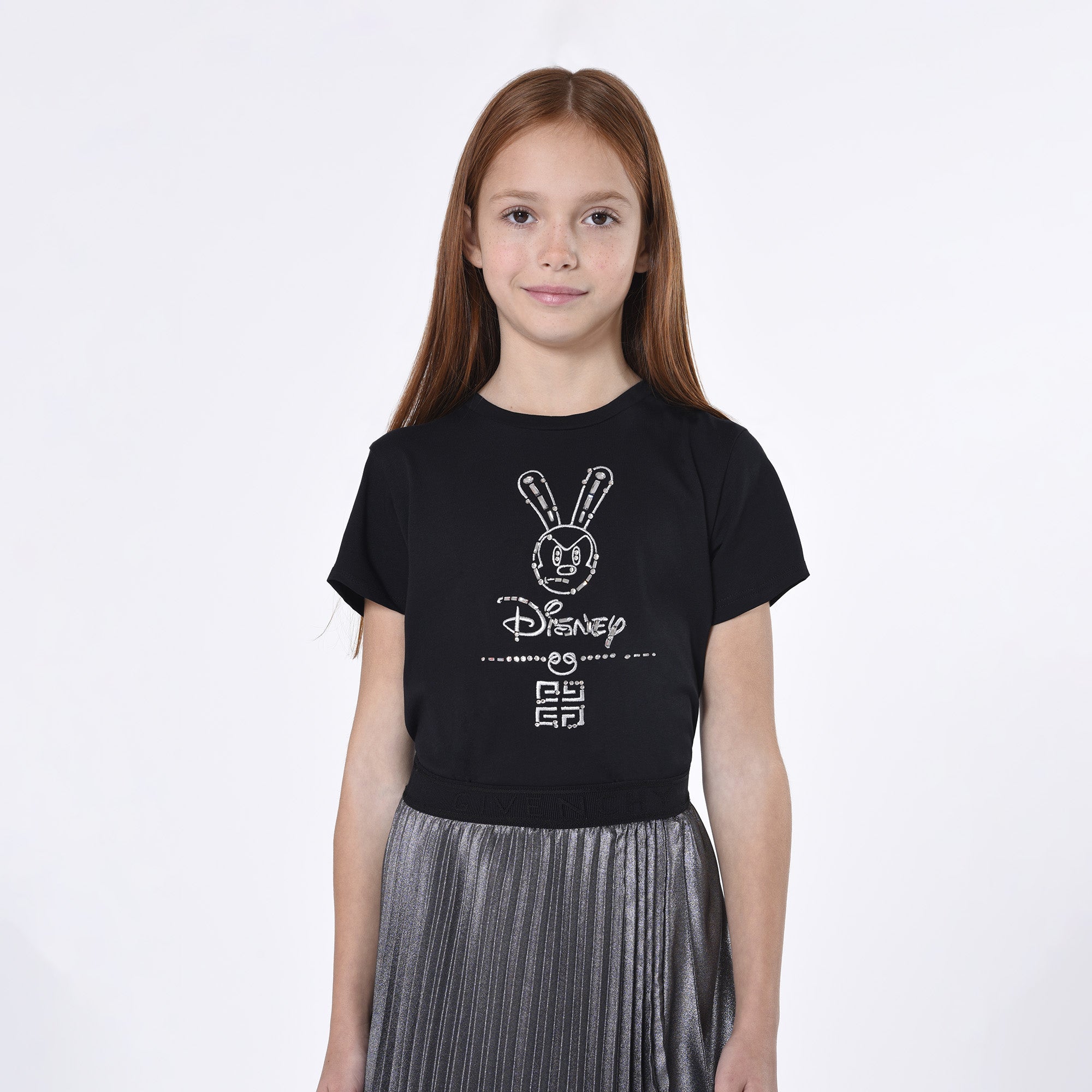 Organic Cotton Metallic T-Shirt Givenchy