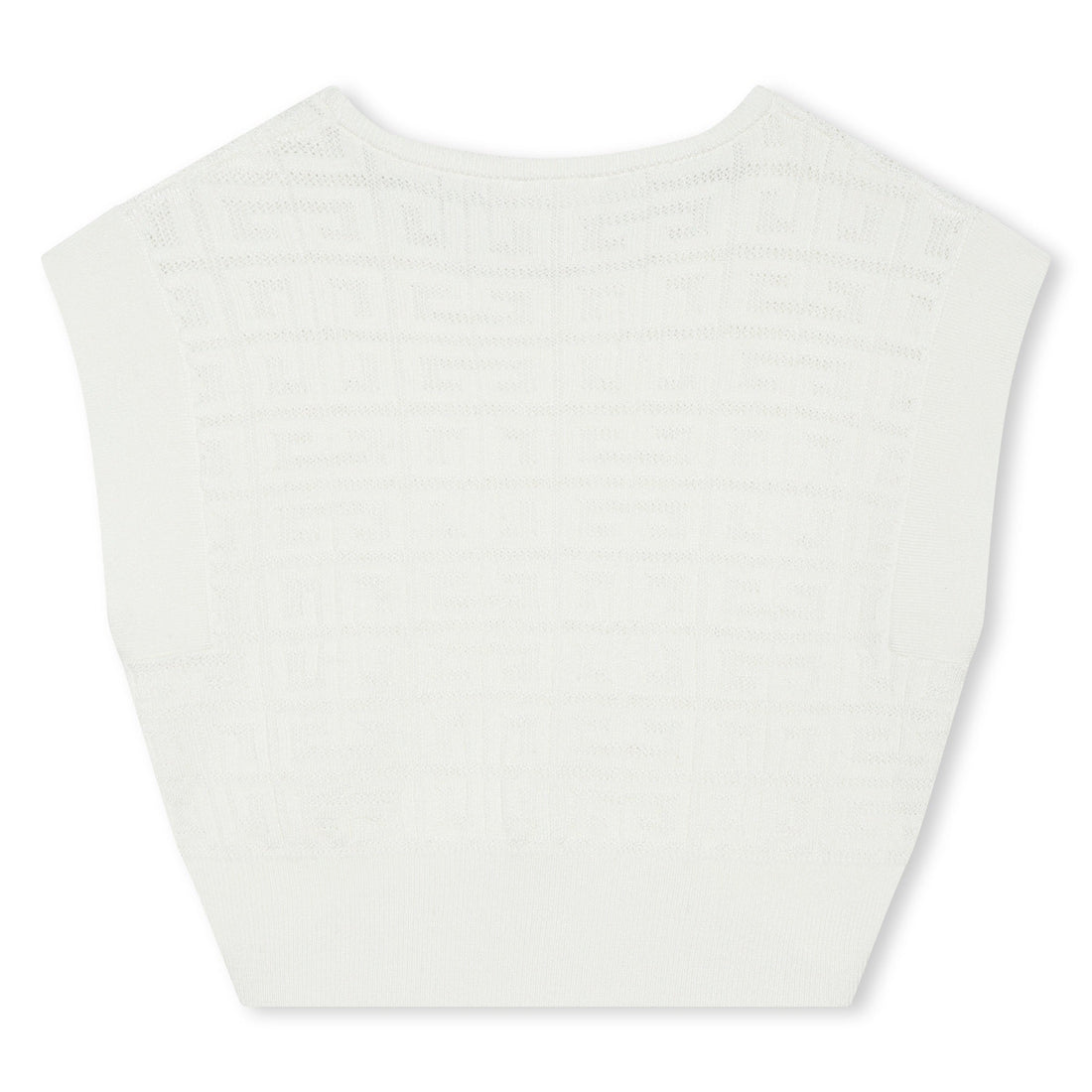 Sleeveless Knit Monogrammed Top Givenchy