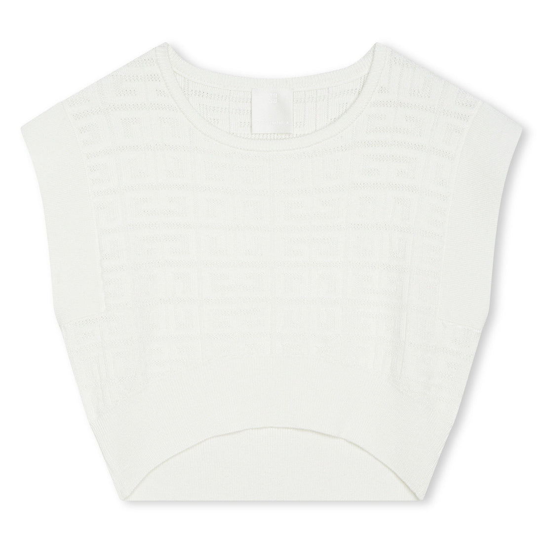 Sleeveless Knit Monogrammed Top Givenchy