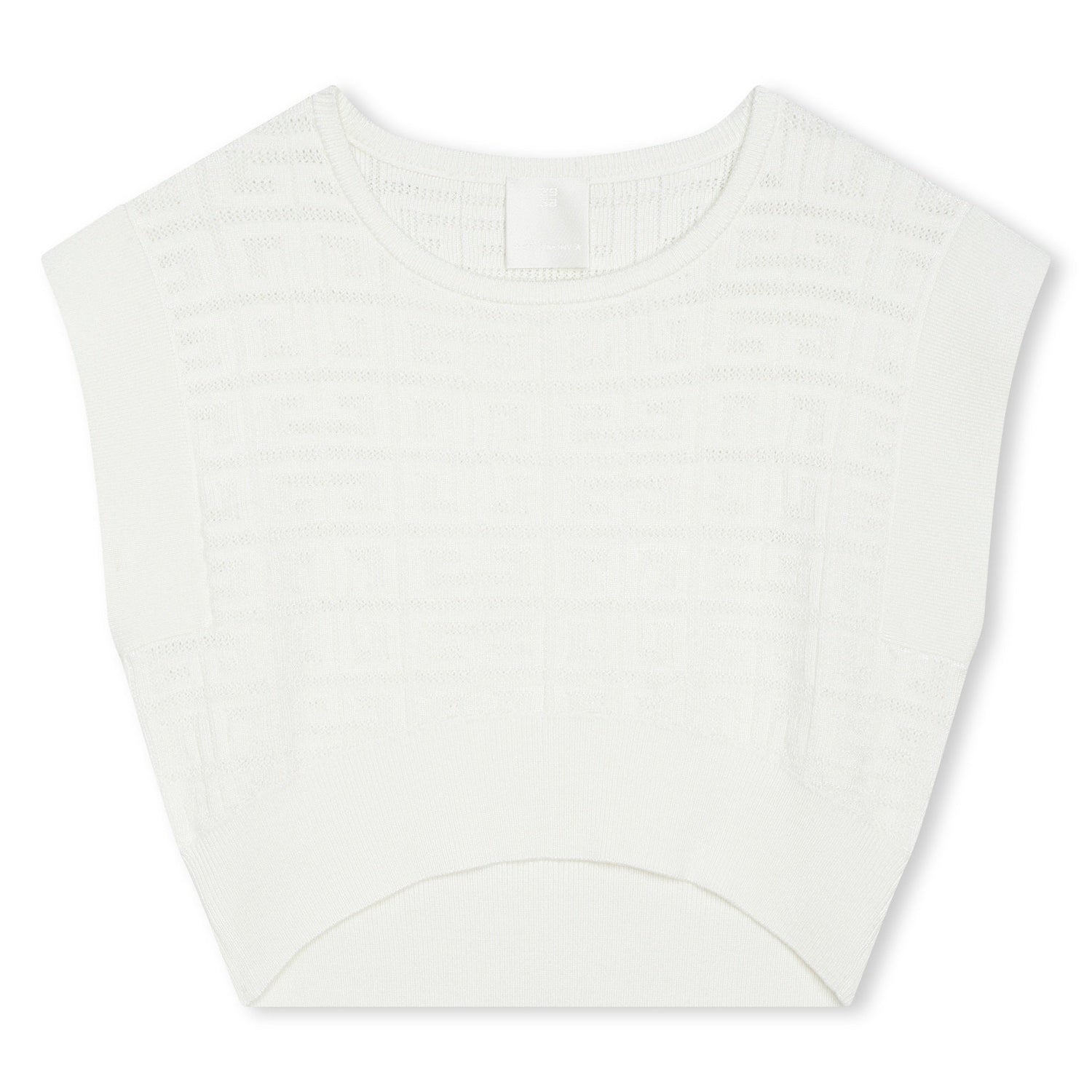 Sleeveless Knit Monogrammed Top Givenchy
