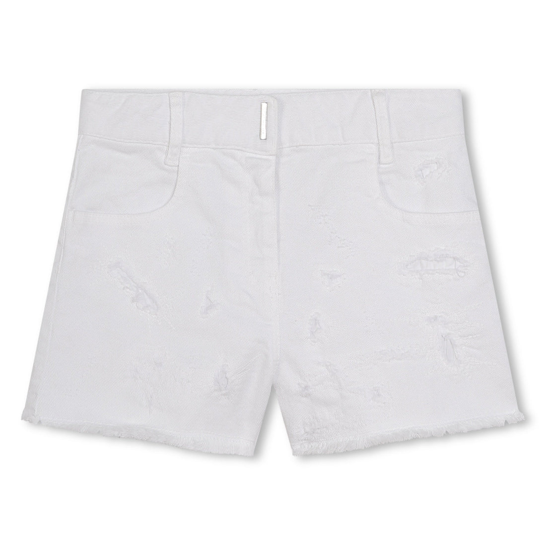 Raw Edge Distressed Shorts Givenchy