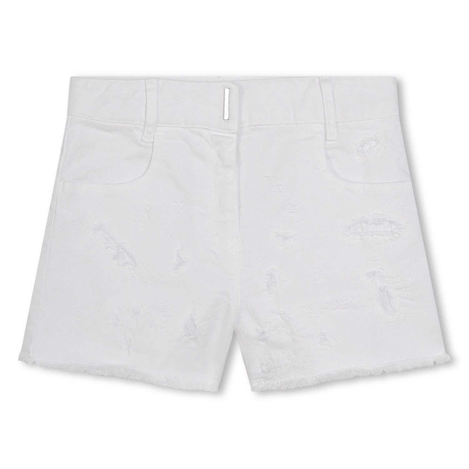 Raw Edge Distressed Shorts Givenchy