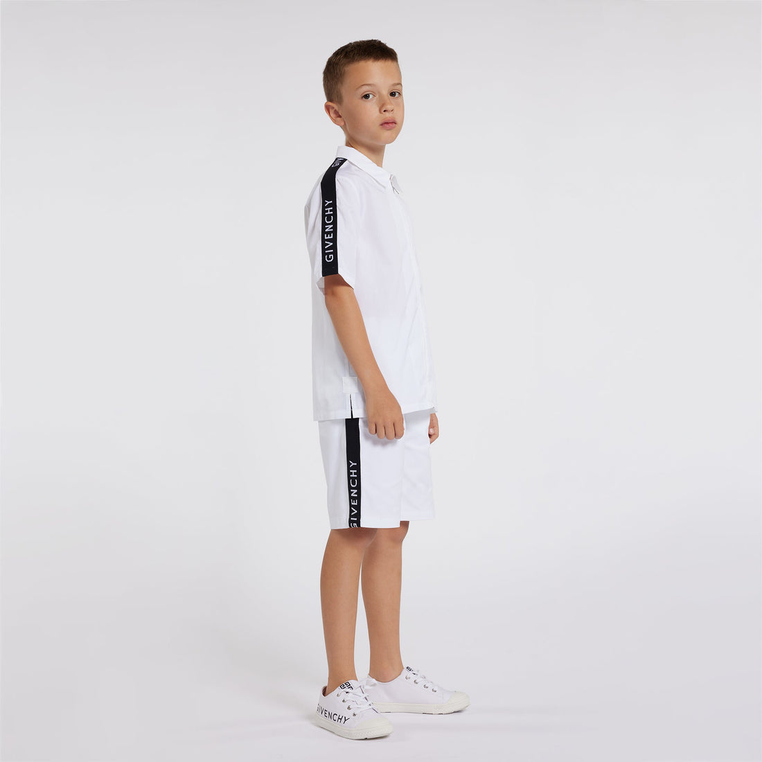 Zip Closure Short Sleeve Shirt Givenchy
