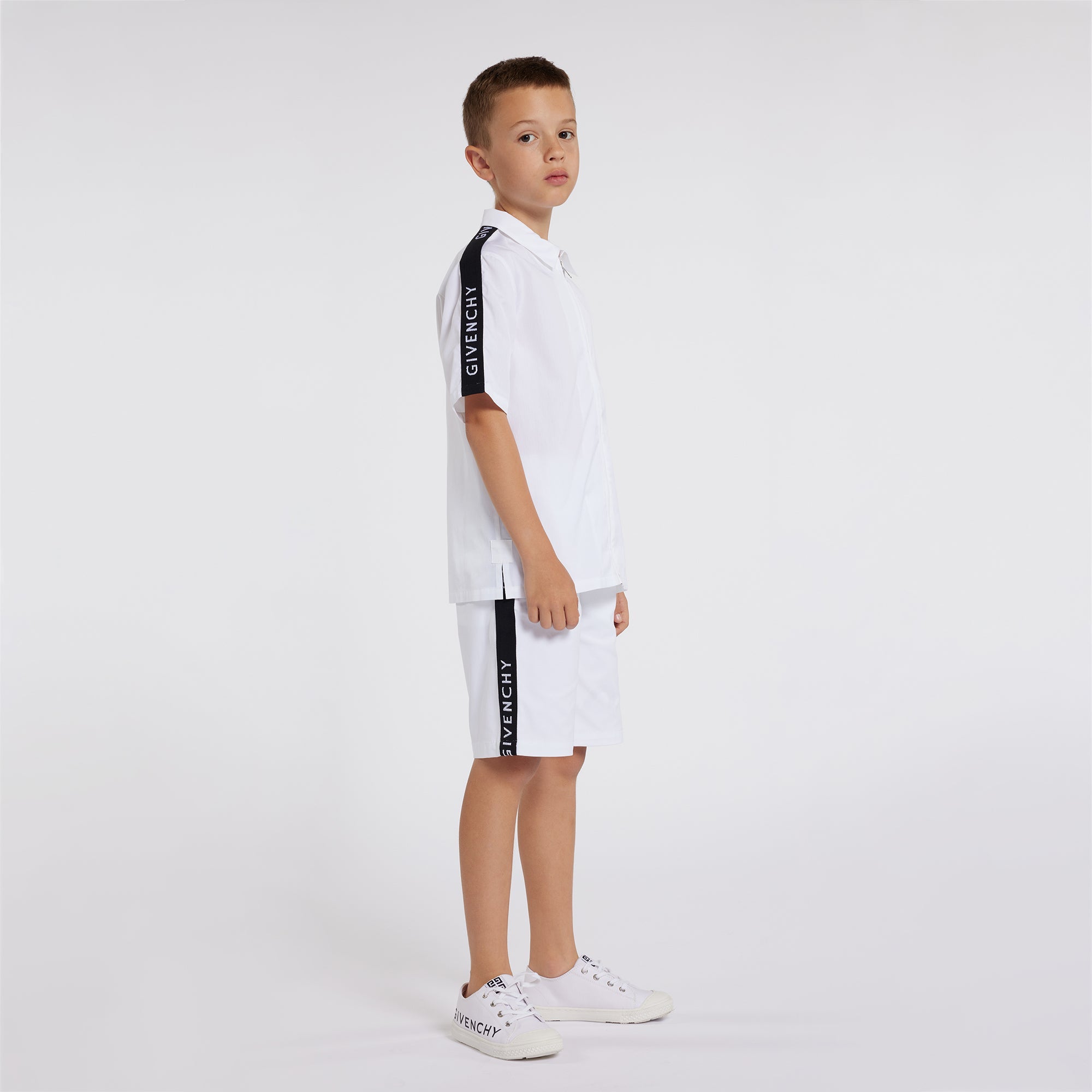 Zip Closure Short Sleeve Shirt Givenchy