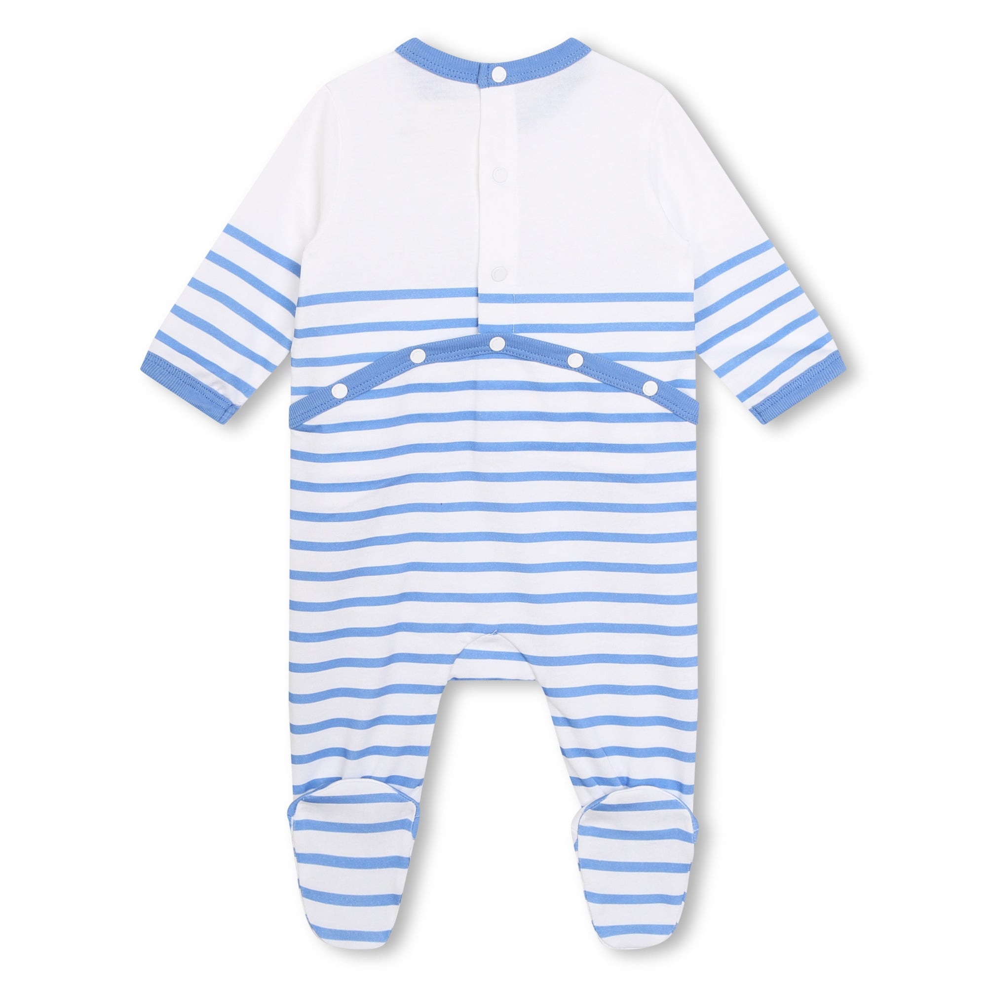 Striped PJs, Bib, and Hat Set Givenchy