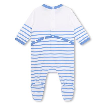 Striped PJs, Bib, and Hat Set Givenchy