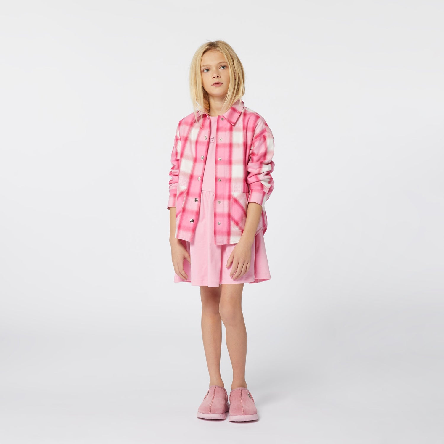 Pink Short Sleeved Dress Givenchy