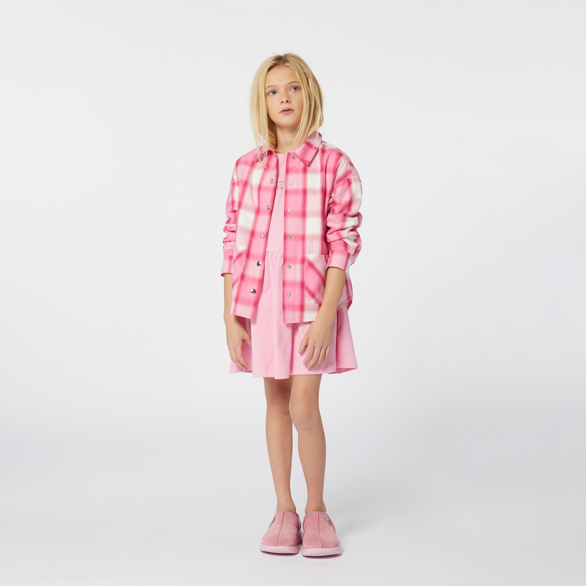 Pink Short Sleeved Dress Givenchy