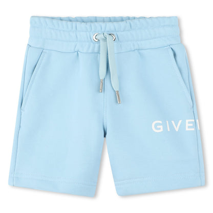 Logo Print Cotton Shorts Givenchy