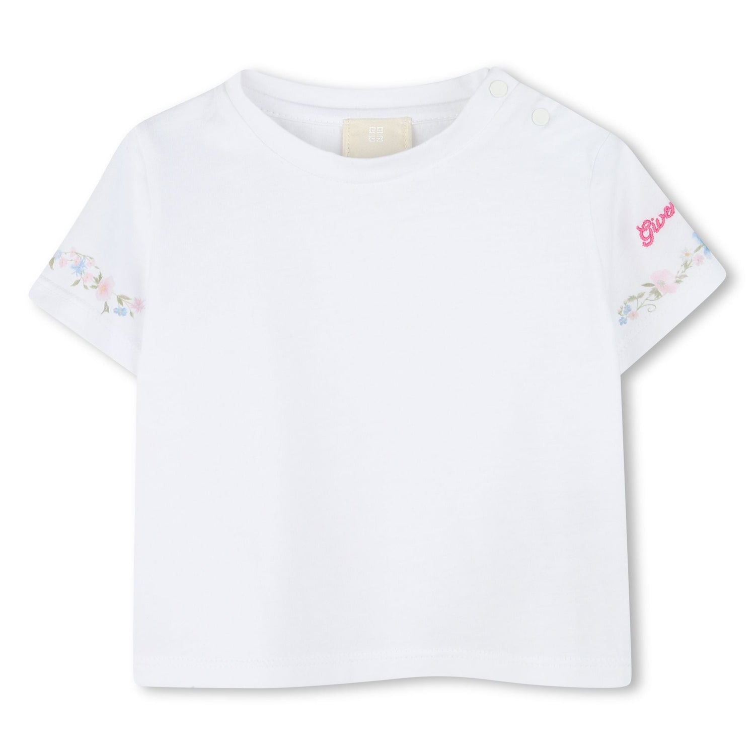 Denim Pinafore Dress &amp; T-Shirt Set Givenchy