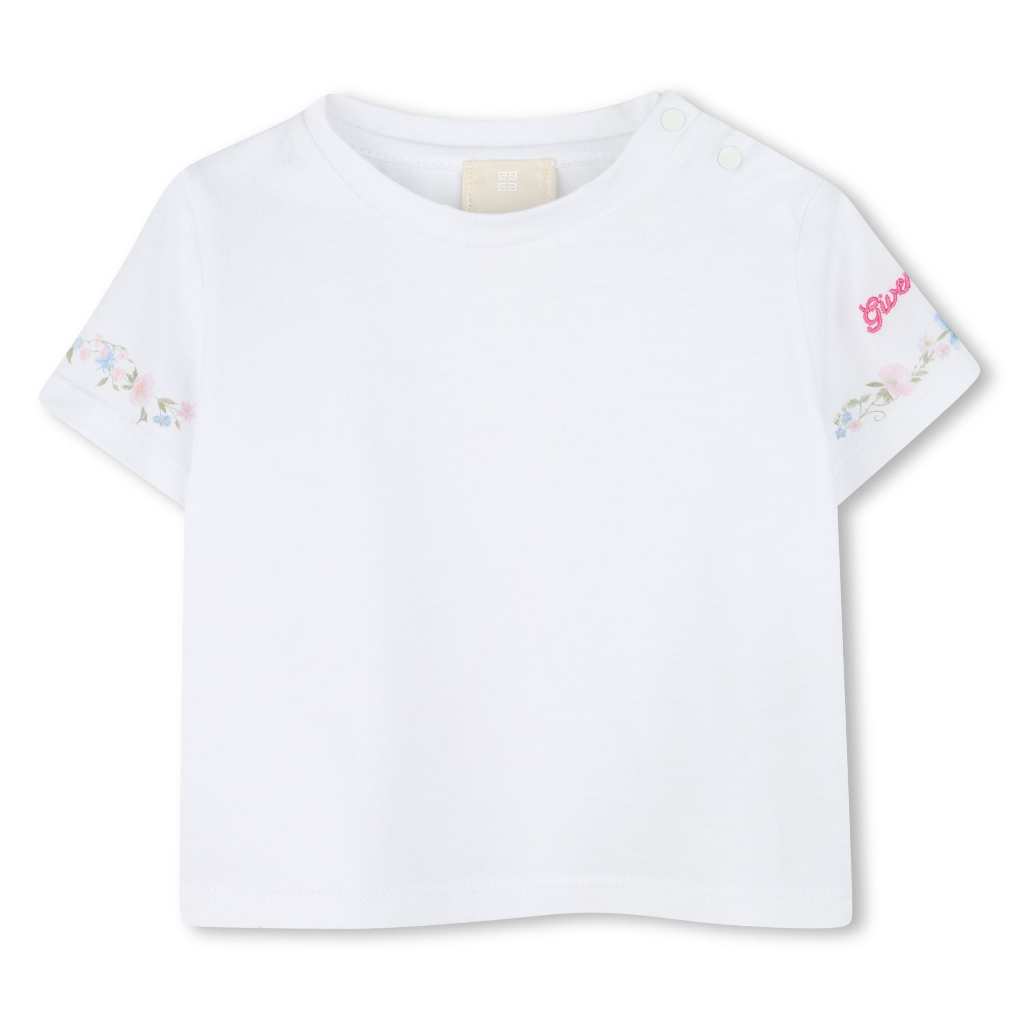 Denim Pinafore Dress &amp; T-Shirt Set Givenchy
