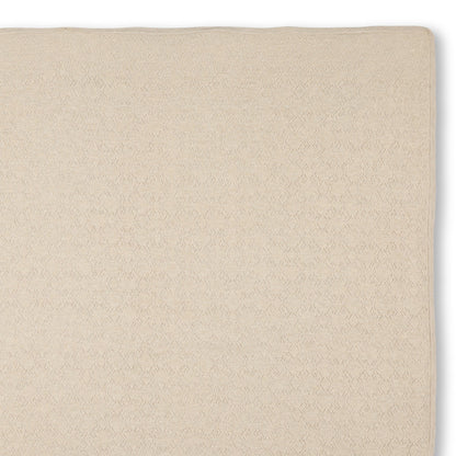 Beige Cotton and Cashmere Baby Blanket with Textured Knit Givenchy