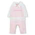 Jersey All-In-One with Poplin Collar and Givenchy Print in Pink And Blue Givenchy