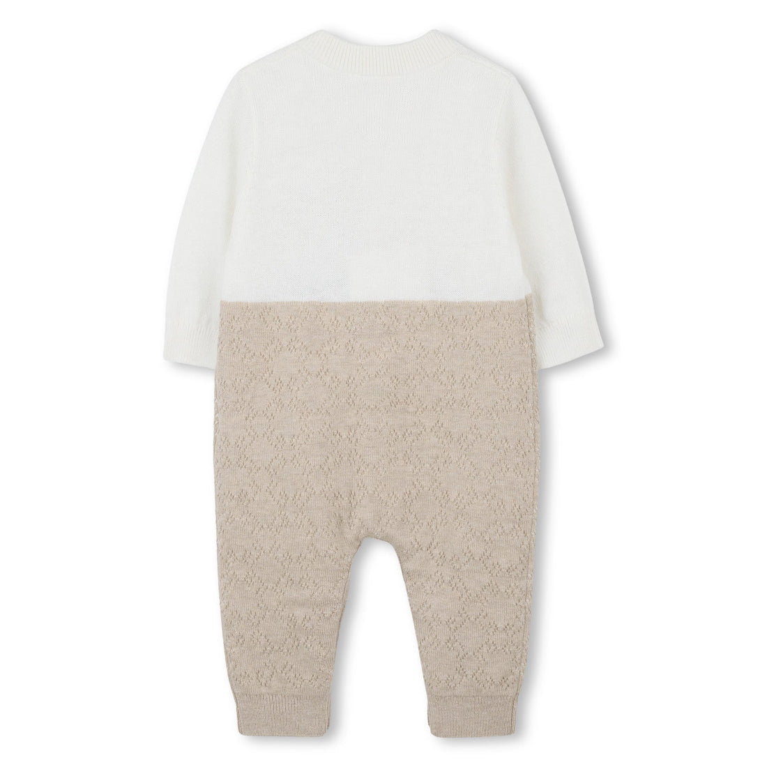 Baby knitted overall, off white Givenchy