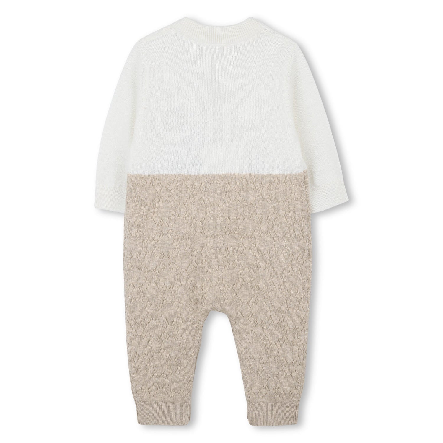Baby knitted overall, off white Givenchy