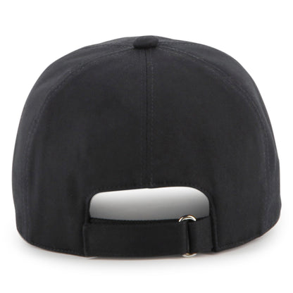Black Cotton Twill Cap with Maison Givenchy Paris Embroidery Givenchy