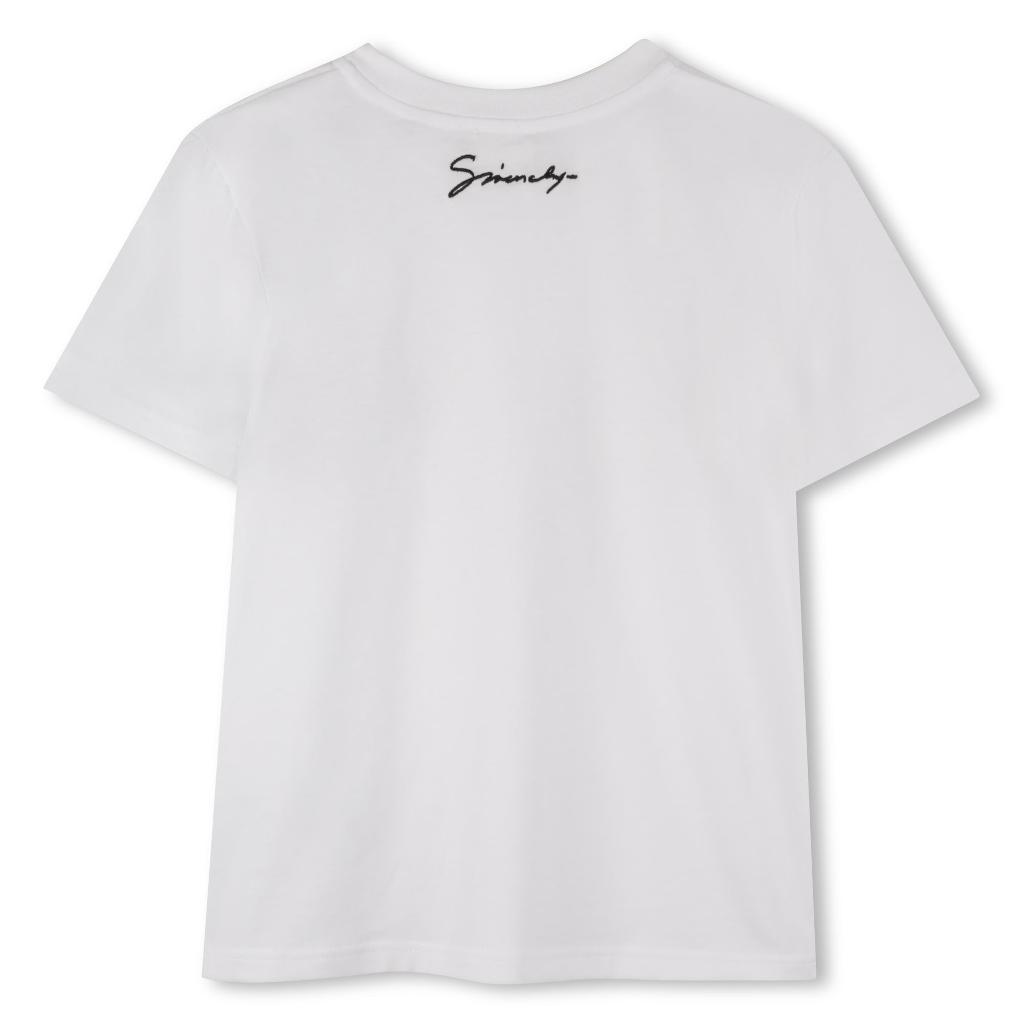Organic Cotton Long Sleeve T-Shirt with Embroidered G Badge and Signature Logo Givenchy