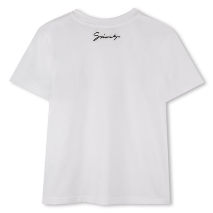 Organic Cotton Long Sleeve T-Shirt with Embroidered G Badge and Signature Logo Givenchy