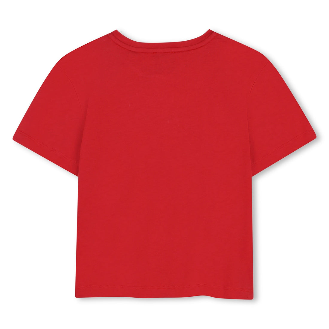 Organic Cotton Short Sleeve T-Shirt with Embroidered Front Detail Givenchy