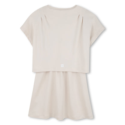 Layered Cotton Dress for Girls Givenchy