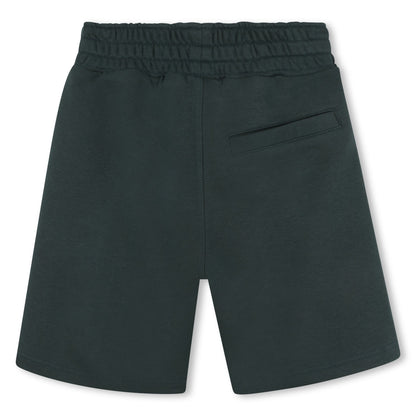 Kids fleece shorts, dark green Givenchy