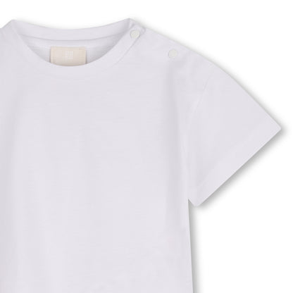 Cotton Gabardine Dress and Organic Cotton T-Shirt Set Givenchy