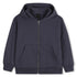 Zipped Fleece Hoodie with Embroidered Back Detail Givenchy