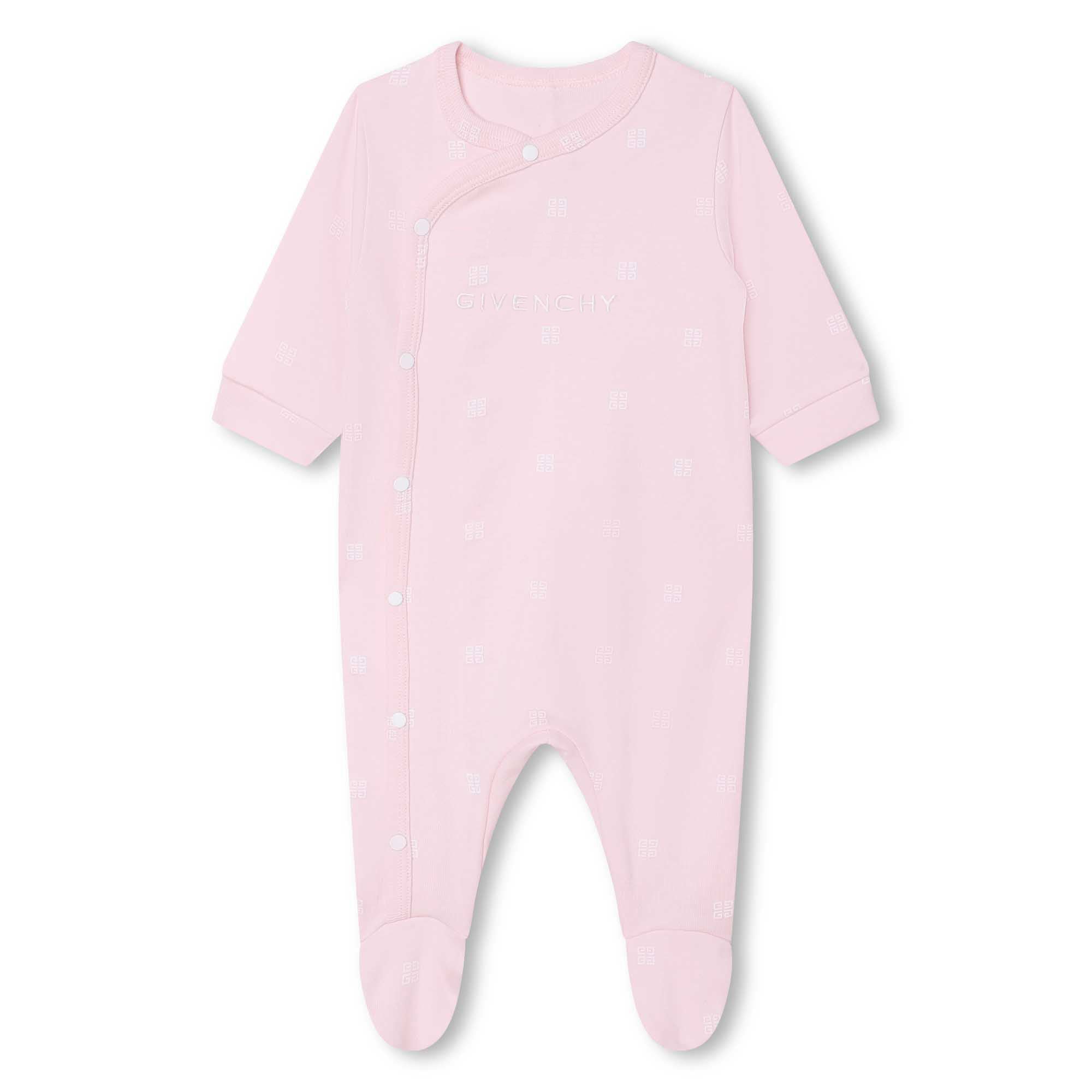 Cotton 4G Print Pyjamas  Available In Pink And Blue Givenchy