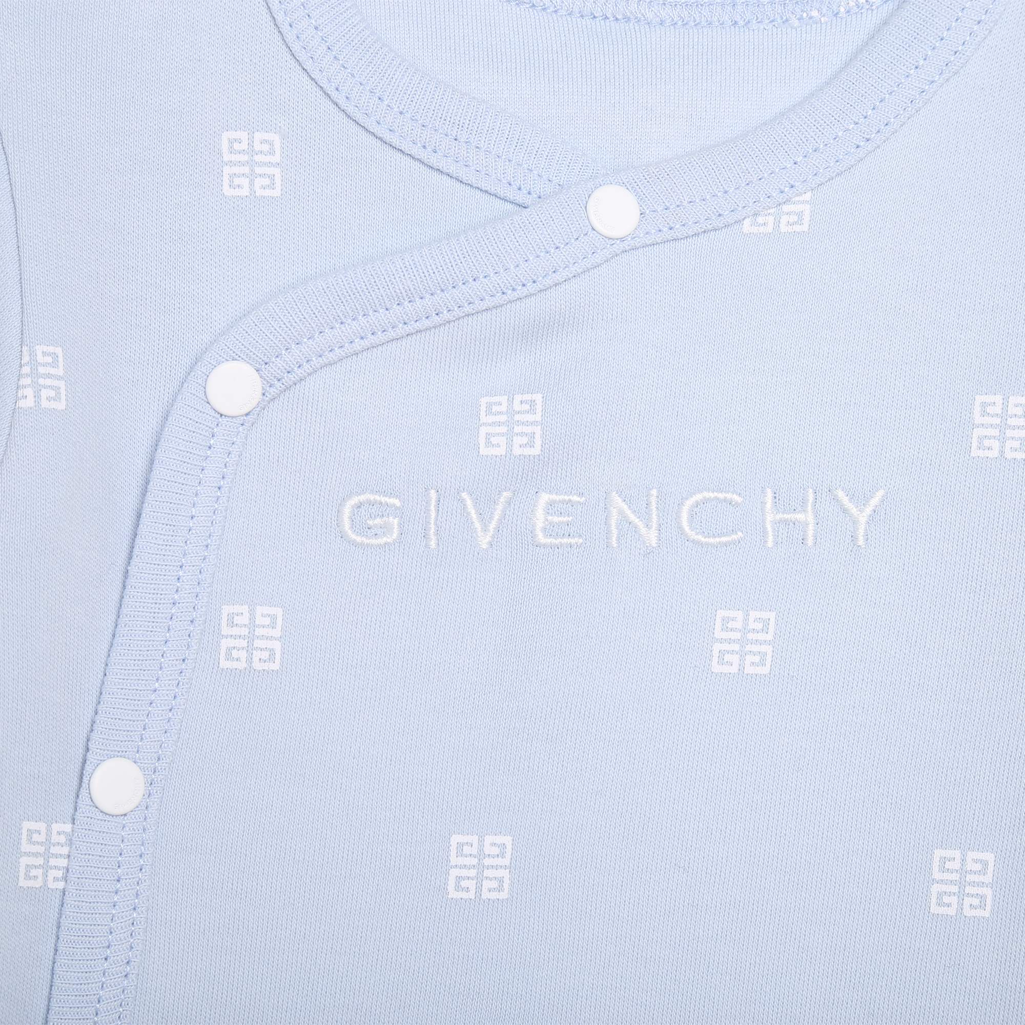 Cotton 4G Print Pyjamas  Available In Pink And Blue Givenchy
