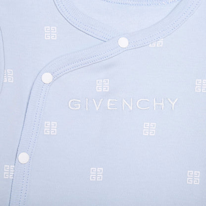 Cotton 4G Print Pyjamas  Available In Pink And Blue Givenchy