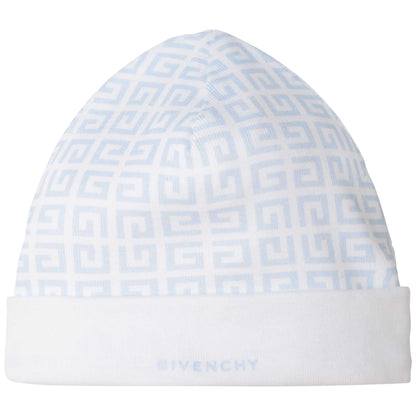 Ribbed Hat Set Available In Pink And Blue Set Options Givenchy