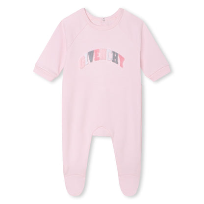Baby Jumpsuit With Matching Hat And Bib Givenchy
