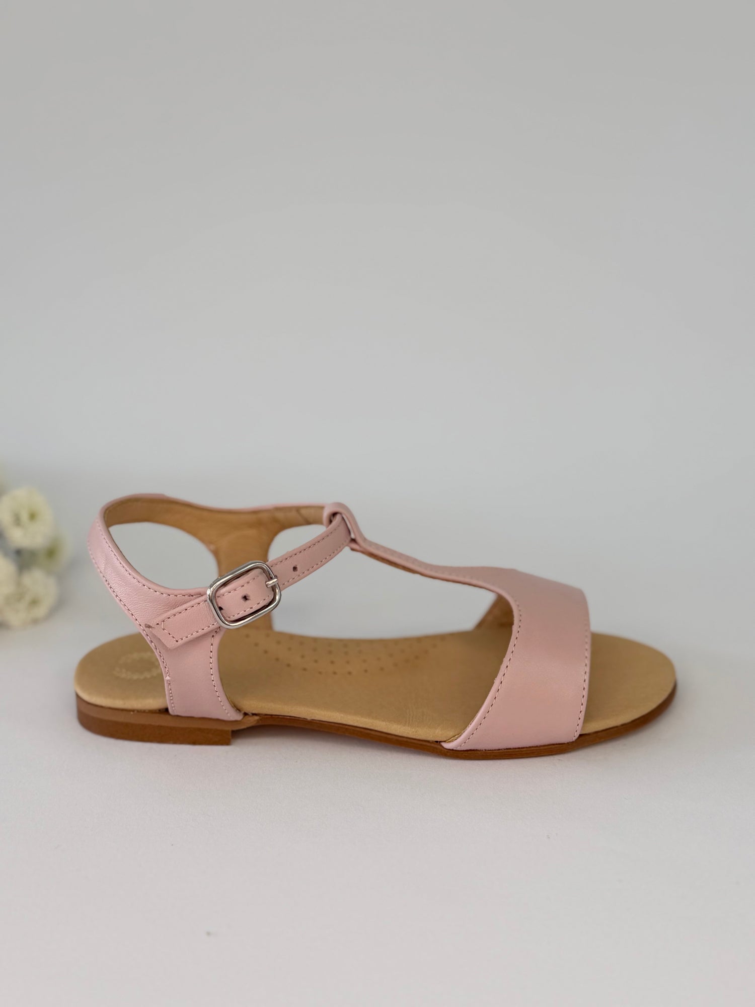 T-Bar Sandal  Pink Chloe &amp; Jule