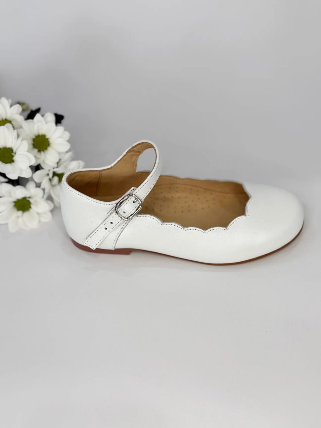 Josephine Mary Jane Pearl White Schoolsoutdesignerkidswear