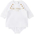 Baby White Embossed Dress & Briefs Set Balmain