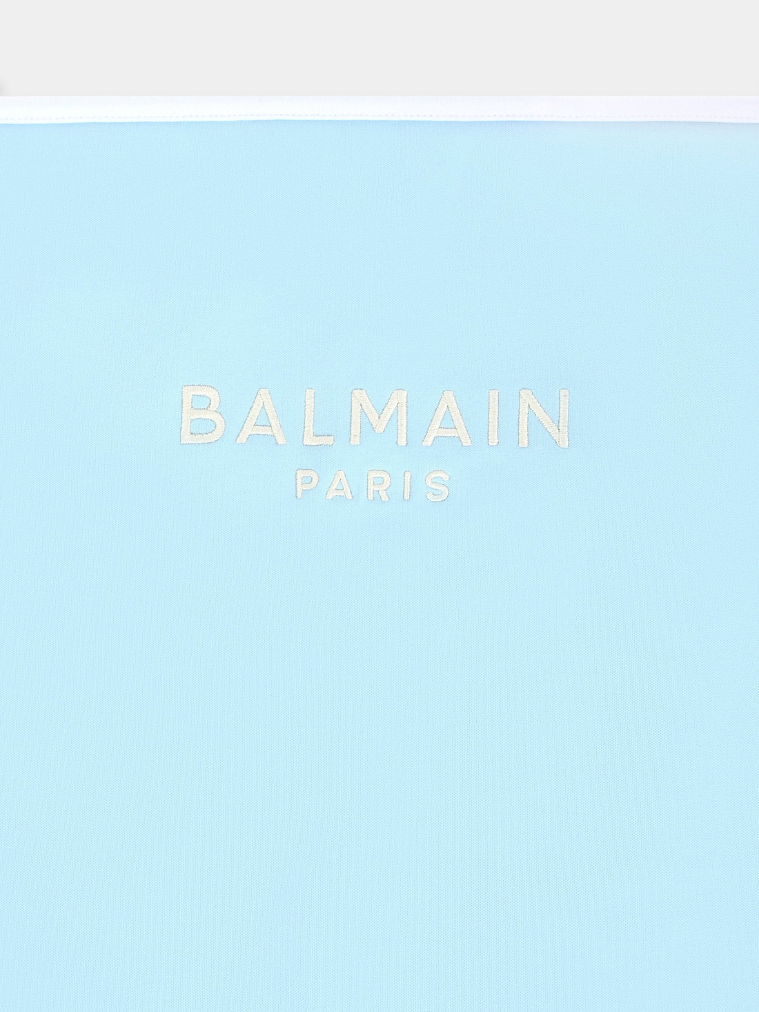 Monogram Jacquard Knit Baby Blanket Balmain