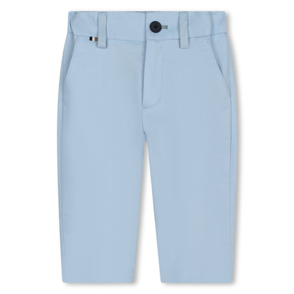 Ceremony Suit Trousers with Button Front Closure Hugo Boss