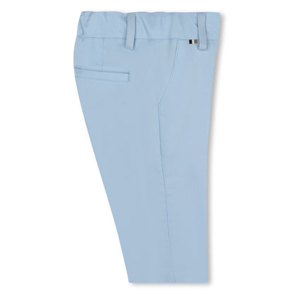 Ceremony Suit Trousers with Button Front Closure Hugo Boss