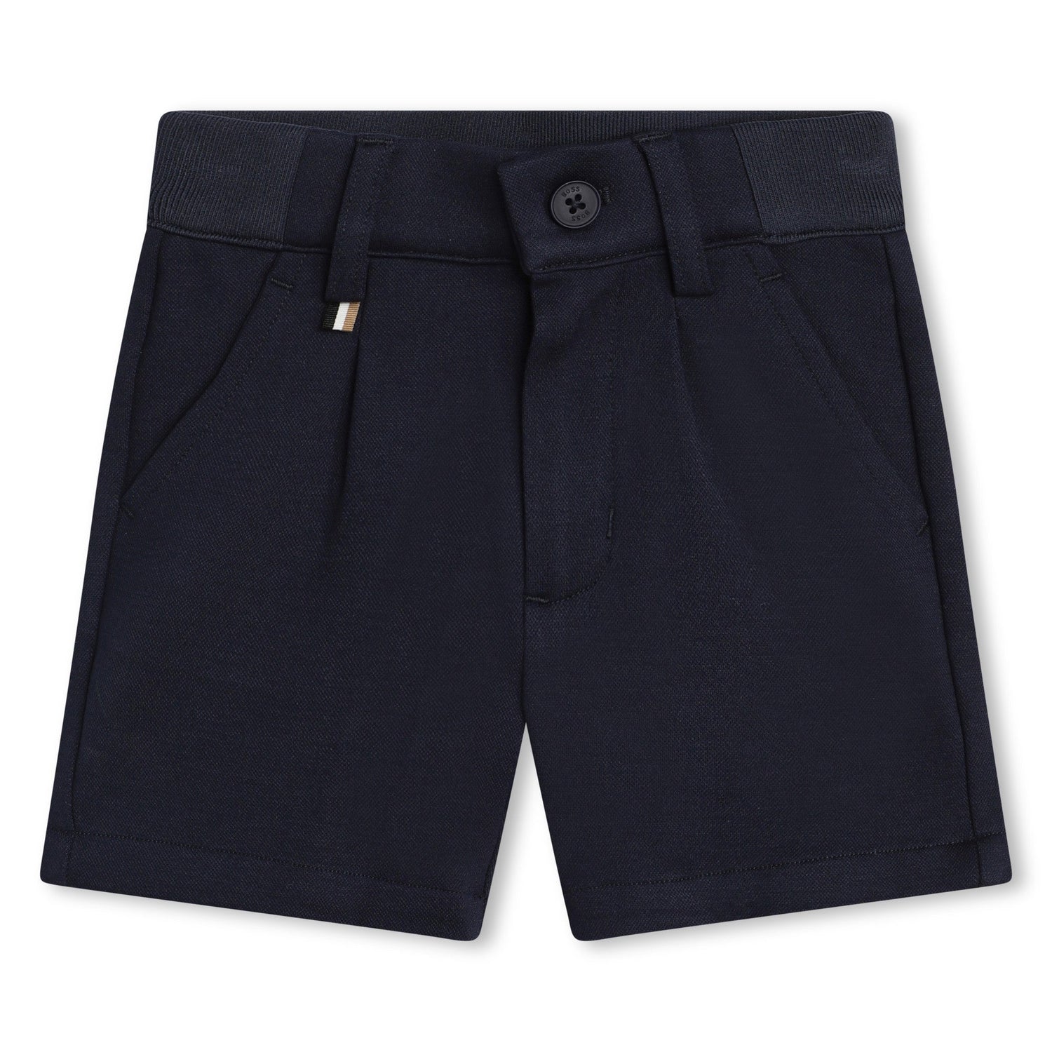 Chain-Weave Viscose Blend Bermuda Shorts Hugo Boss