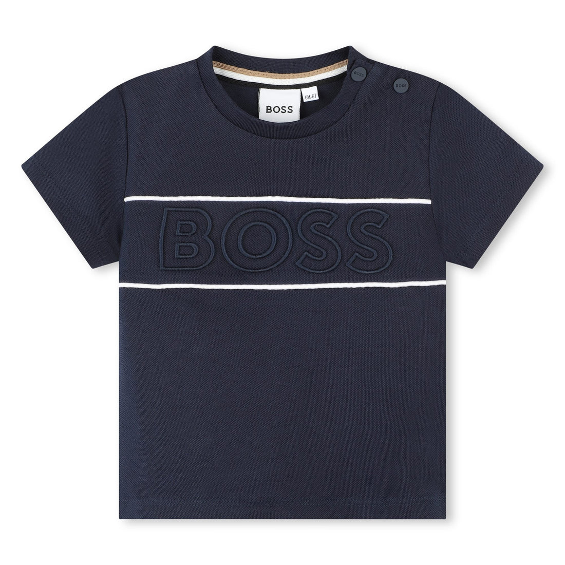 Cotton-Elastane Piqué Tee-Shirt Hugo Boss