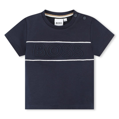Cotton-Elastane Piqué Tee-Shirt Hugo Boss