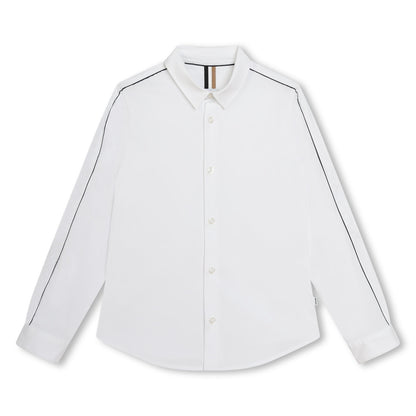 Slim Fit Contrast Piping Shirt Hugo Boss
