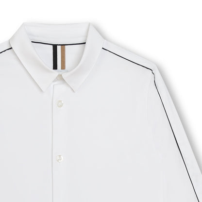 Slim Fit Contrast Piping Shirt Hugo Boss